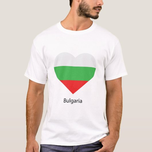 T-shirt Love Bulgarie (Devant)
