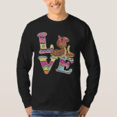 T-shirt Love Bunny Ball Python Eggs Hunting Happy Easter D (Devant)