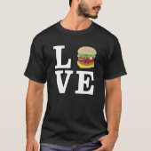 T-shirt Love Burger (Devant)