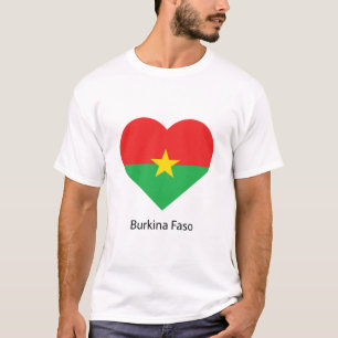 T-shirt Love Burkina faso