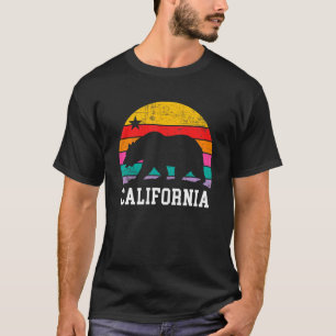 T-shirt Love California Retro Vintage Cali Pride Bear Suns