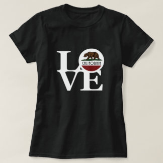 T-shirt LOVE California (texte blanc)