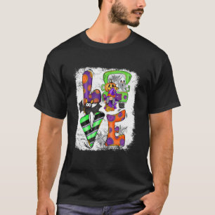 T-shirt LOVE Camion Gnome Funny Famille correspondant Hall
