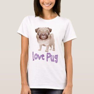 T-shirt Love Carlin Chien Chien Chien Chien Graphique T-Sh