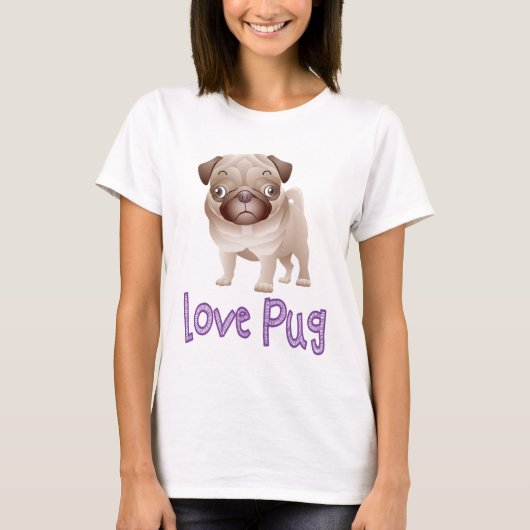 T-shirt Love Carlin Chien Chien Chien Chien Graphique T-Sh (Devant)