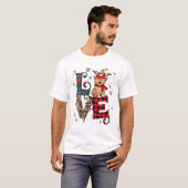 T-shirt Love-Cat Christmas (Devant entier)