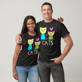 T-shirt Love Cats Dessin De Jad Fair (Unisexe)