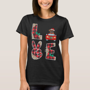 T-shirt Love Chig Boxer Riding Voiture Rouge Sweater De No
