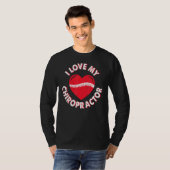 T-shirt Love Chiropractor Expert Chiropractic Assistant Gr (Devant entier)