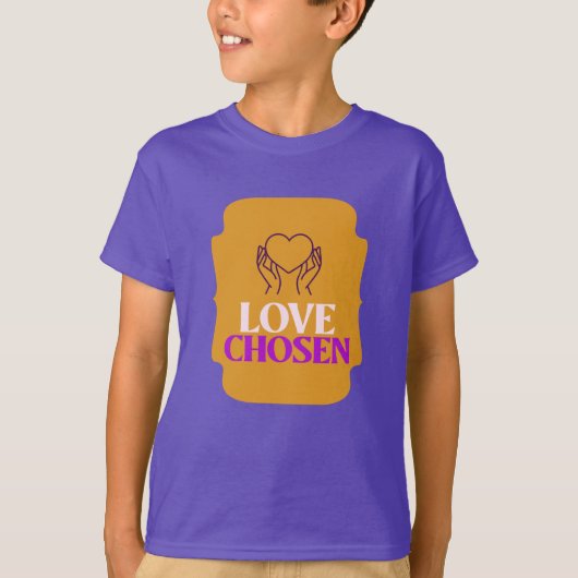 T-shirt Love Chosen Adoptive Mom (Devant)