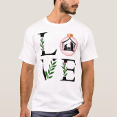 T-shirt LOVE Christmas Design (Devant)