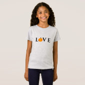 T-Shirt Love Citrouille (Devant entier)