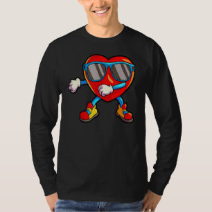 T-shirt Love Coeur Floss Comme Un Patron Valentines Jour B