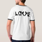 T-shirt LOVE Collection - Noir - Ajouter votre texte - T-s (Dos)