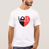 T-shirt Love Conquer (Devant)