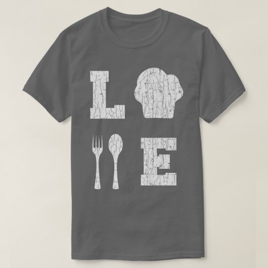 T-shirt Love Cooking Funny Cook Chef GraphicT-Shirt (Design devant)