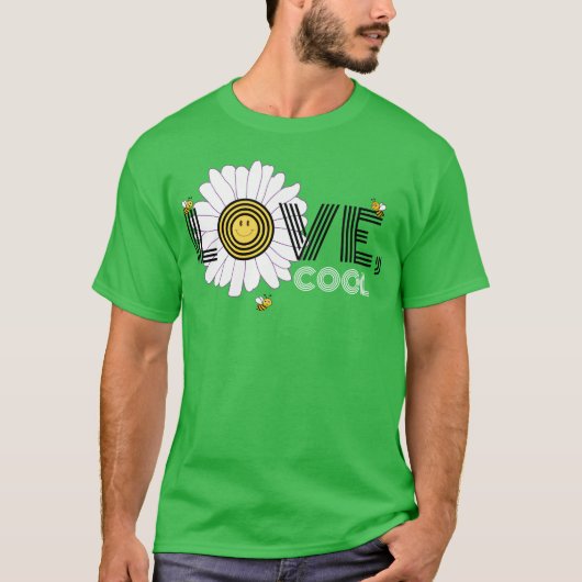 T-shirt LOVE COOL rétro (Devant)