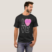 T-shirt Love Crypto Not Candy Funny Valentineu2019s Single (Devant entier)