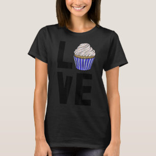 T-shirt Love Cupcakes Femmes Baking Muffins Love