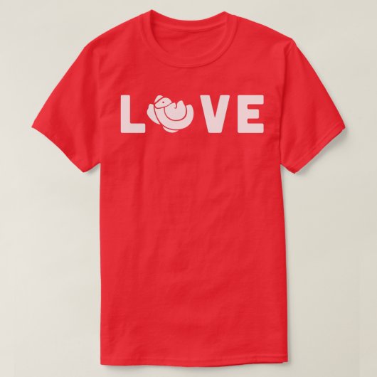 T-shirt LOVE Cute Ball Python (Design devant)