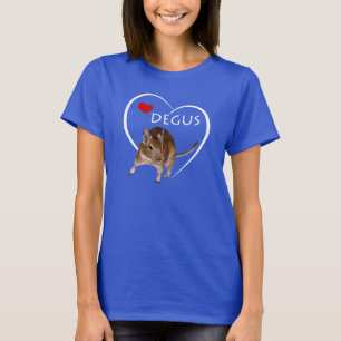 T-shirt Love Degus Tee (pour les couleurs foncées)