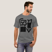 T-shirt love design vintage (Devant entier)