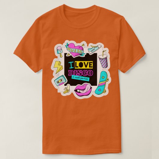 T-shirt Love disco (Design devant)
