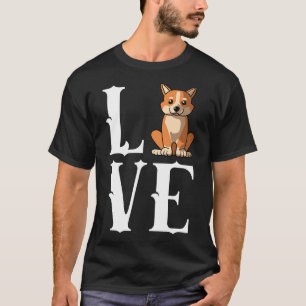 T-shirt Love Dogs Cardigan Welsh Corgi Chien Maman Proprié