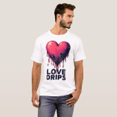 T-shirt Love Drips (Devant entier)