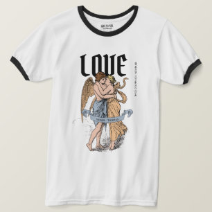 T-shirt Love Embrace – Illustration d'un couple romantique