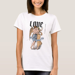 T-shirt Love Embrace – Illustration d'un couple romantique