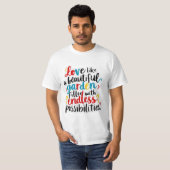 T-shirt Love Facts (Devant entier)