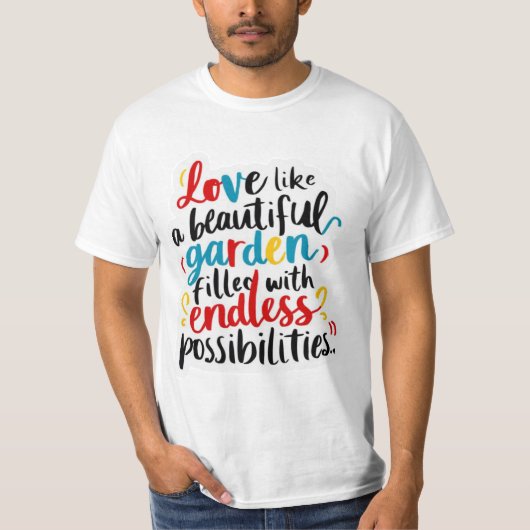 T-shirt Love Facts (Devant)