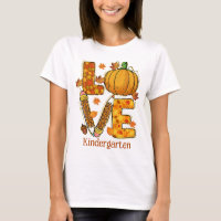 LOVE Fall Teacher Shirt, automne feuilles, Poster