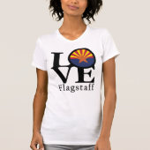 T-shirt LOVE Flagstaff (Impression avant) (Devant)