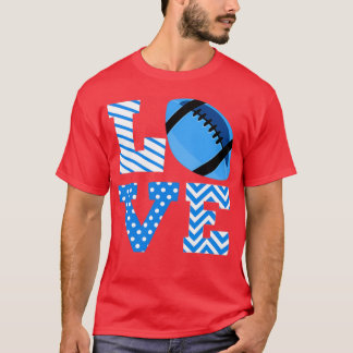 T-shirt Love Foodball Blue 2