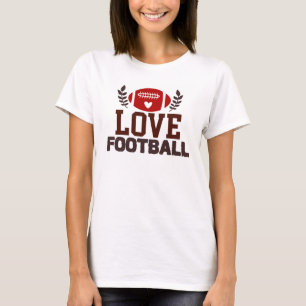 T-shirt Love Footbal