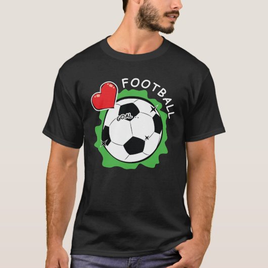 T-shirt Love Football / Soccer (Devant)