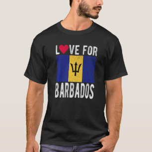 T-shirt Love for Barbados Premium