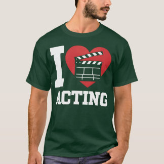 T-shirt Love for Filmmaking Clapperboard Heart friends
