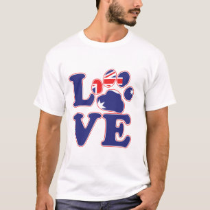 T-shirt Love-From-Australia-Paw-Print
