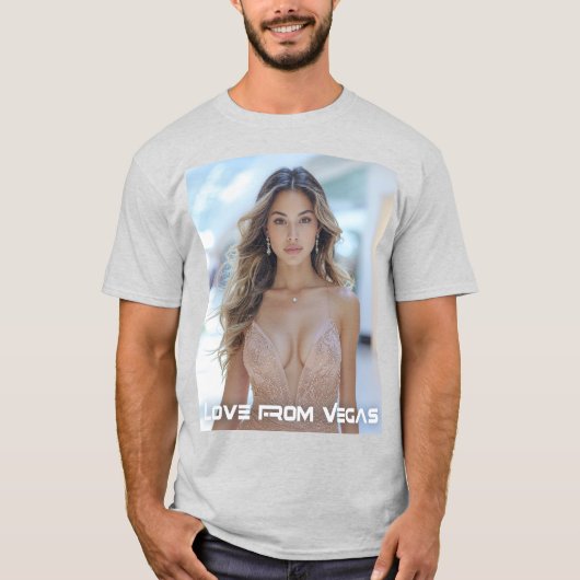 T-SHIRT LOVE FROM VEGAS (Devant)