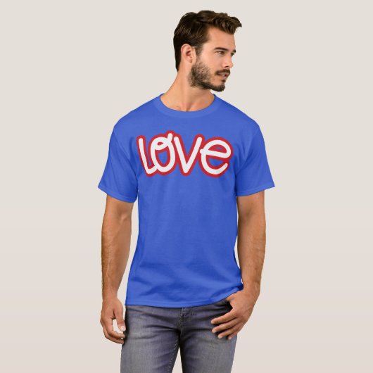 T-shirt Love funny 2 (Devant entier)