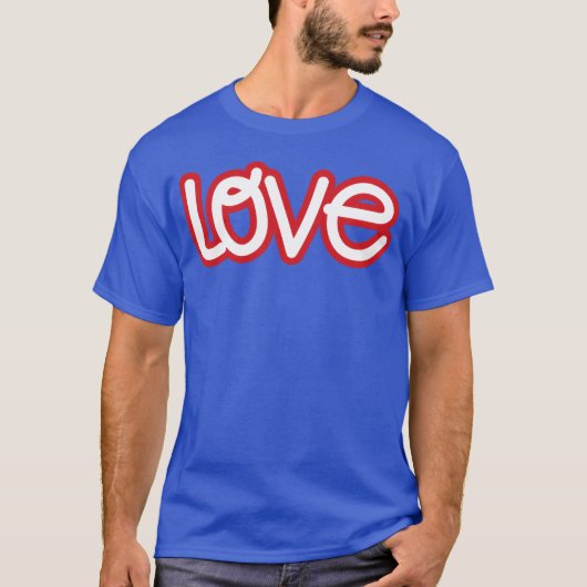 T-shirt Love funny 2 (Devant)