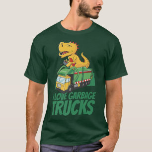 T-shirt Love Garbage Trucks980