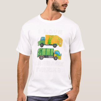 T-shirt Love Garbage Trucks Shirt Toddler