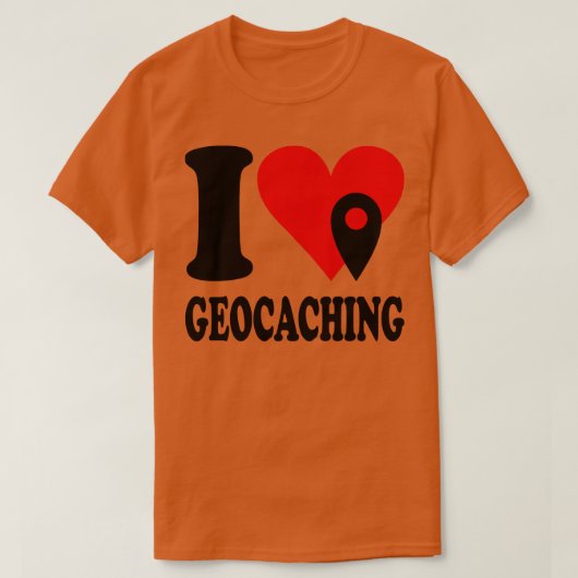 T-shirt Love Geocaching (Design devant)
