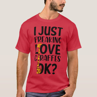 T-shirt Love Giraffes