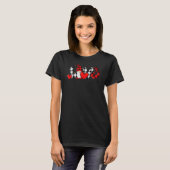 T-shirt Love Gnome Valentines Day Gnomes Heart Valentine B (Devant entier)
