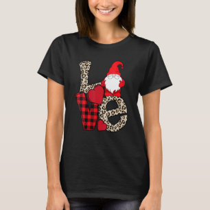 T-shirt Love Gnome Valentines Day, Love Valentine Gnomes H